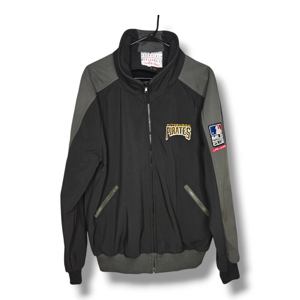 Pittsburgh Pirates MLB Men's Full Zip Jacket Large Insiders Club Embroidered